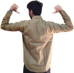 Khaki Full Sleeve Shirt for Workers & AUTO Drivers - Image 2