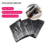 50Pcs Disposable Eyelash Brushes, Mascara Wands, Eye Lash Brush, Spoolies for Eyelash Extensions, Spoolie Eyebrow Eyeshadow Brow Makeup Supplies Kit Cleansing Glitter Applicator Tool - Image 5