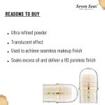 Seven Seas Body & Face Shimmer Highlighter Powder Pigments | For Eyes & Face Makeup | Shimmery Effect, Glitter, Duo-Chrome Metallic Intense Pigmentation | Product Used as Highlighter (White Gold) - Image 3