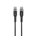 amazon basics Braided Usb Type C To Type C 60W Fast Charging Data Cable For Smartphone (Black 1.2 Meter) - Image 3