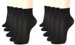 BriKSHi Women's Ultra-Thin Transparent Nylon Summer Ankle Length black Socks (Free Size) K-55 - Image 5