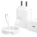 [Original] Samsung 25W Super Fast Charger with USB-C Cable | Type-C Adapter for Galaxy S24 Ultra/S24+/S24, S23/S22/S21, A55/A35, M15/M14, Z Fold5/Flip5 | Fast Charging Wall Charger