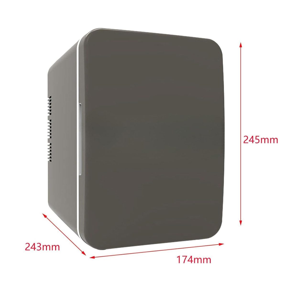 ARTISOUL® Mini Fridge Single Door Multiuse Beverage Refrigerator for Desk Vehicle Dorm Gray | Major Appliances | Refrigerators & Freezers | Mini Fridges - Image 4