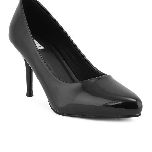 ELLE Women's Solid Stiletto Heel Slip-On Pumps