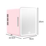 ARTISOUL® Mini Fridge 4L Single Door Multiuse Mini Refrigerator for Dorm Room Car Home Pink | Major Appliances | Refrigerators & Freezers | Mini Fridges - Image 3