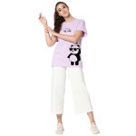 Bewakoof Women's Graphic Printed 100% Cotton T-Shirt - Boyfriend Fit, Round Neck, Half Sleeve - Image 4