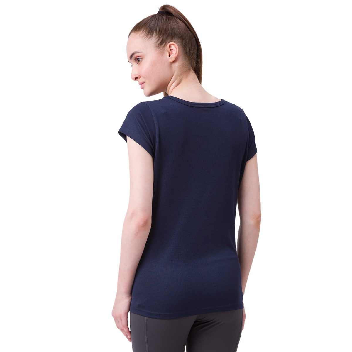 berge' Ladies Polyester Dry Fit Western Shirts & Tshirts for Women, Quick Drying & Breathable Fabric, Gym Wear Tees & Workout Tops - Image 2