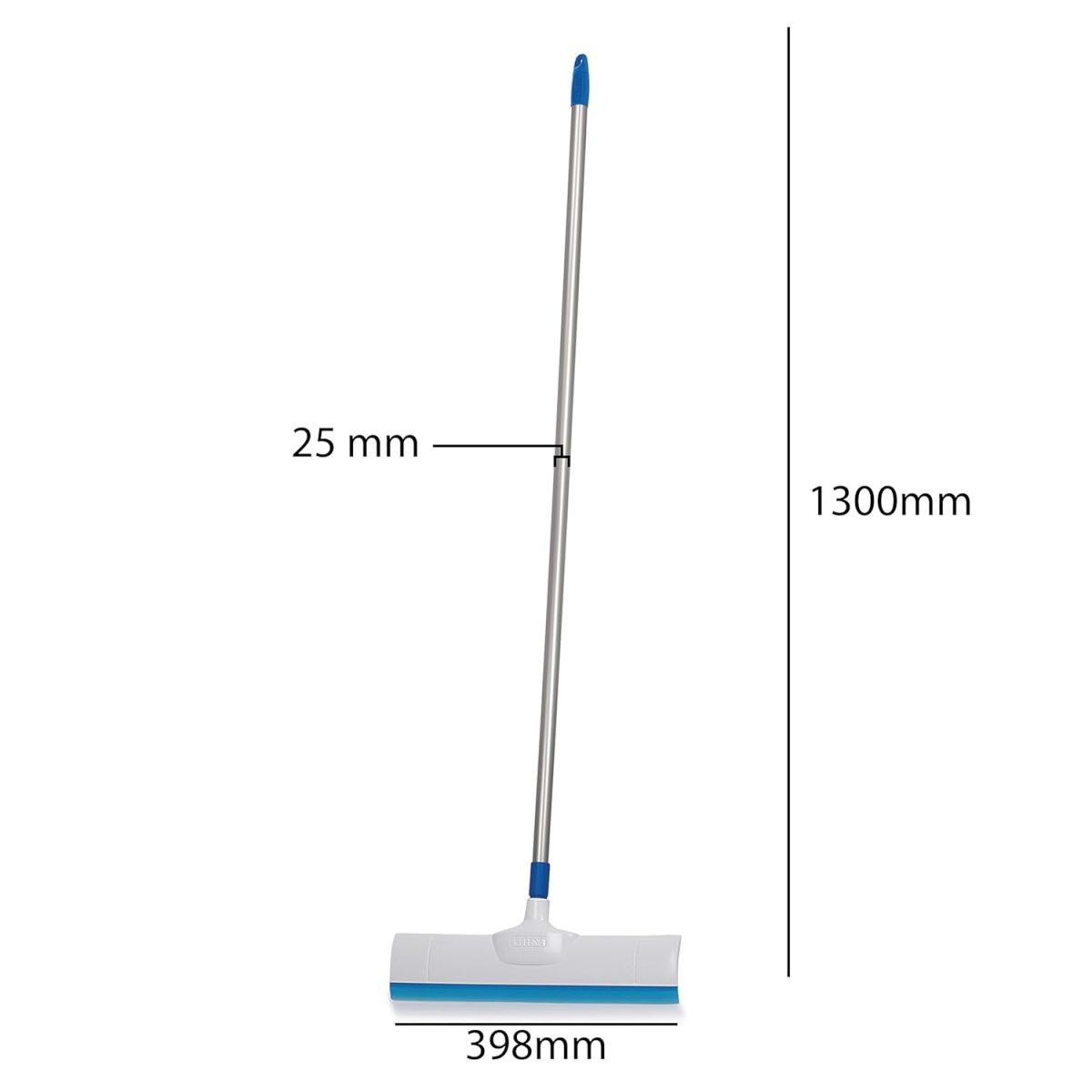 Cello Kleeno Standee Floor Wiper| Flexible Rubber Lip | Brush Body Plastic & Steel Rod | Lightweight | Cleaning Tool | Cleaning Home, Kitchen, Bathroom | Blue and White - Image 8