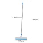 Cello Kleeno Standee Floor Wiper| Flexible Rubber Lip | Brush Body Plastic & Steel Rod | Lightweight | Cleaning Tool | Cleaning Home, Kitchen, Bathroom | Blue and White - Image 8