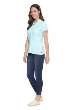 Allen Solly Women Synthetic Solid Regular Fit T-Shirt - Image 2