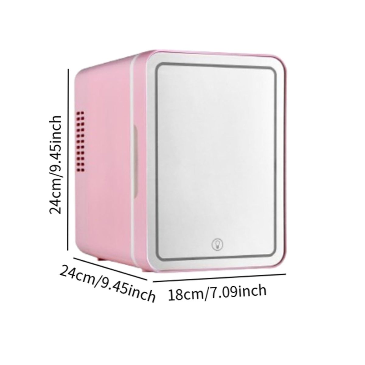 ARTISOUL® Mini Fridge with Light Mirror Mini Personal Fridge for Dorm Room Bedroom Home | Major Appliances | Refrigerators & Freezers | Mini Fridges - Image 7