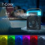 Drumstone (Feel the summer with 15 Years Warranty) Black Portable Air Conditioner Fan. Best this USB-powered mini AC combines a desk fan, and mini cooler with 3-speed modes_Devil 2.0_Multicolor - Image 7