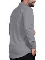Men's Regular Fit Casual Shirt, Solid Pattern, Comfortable - Image 2