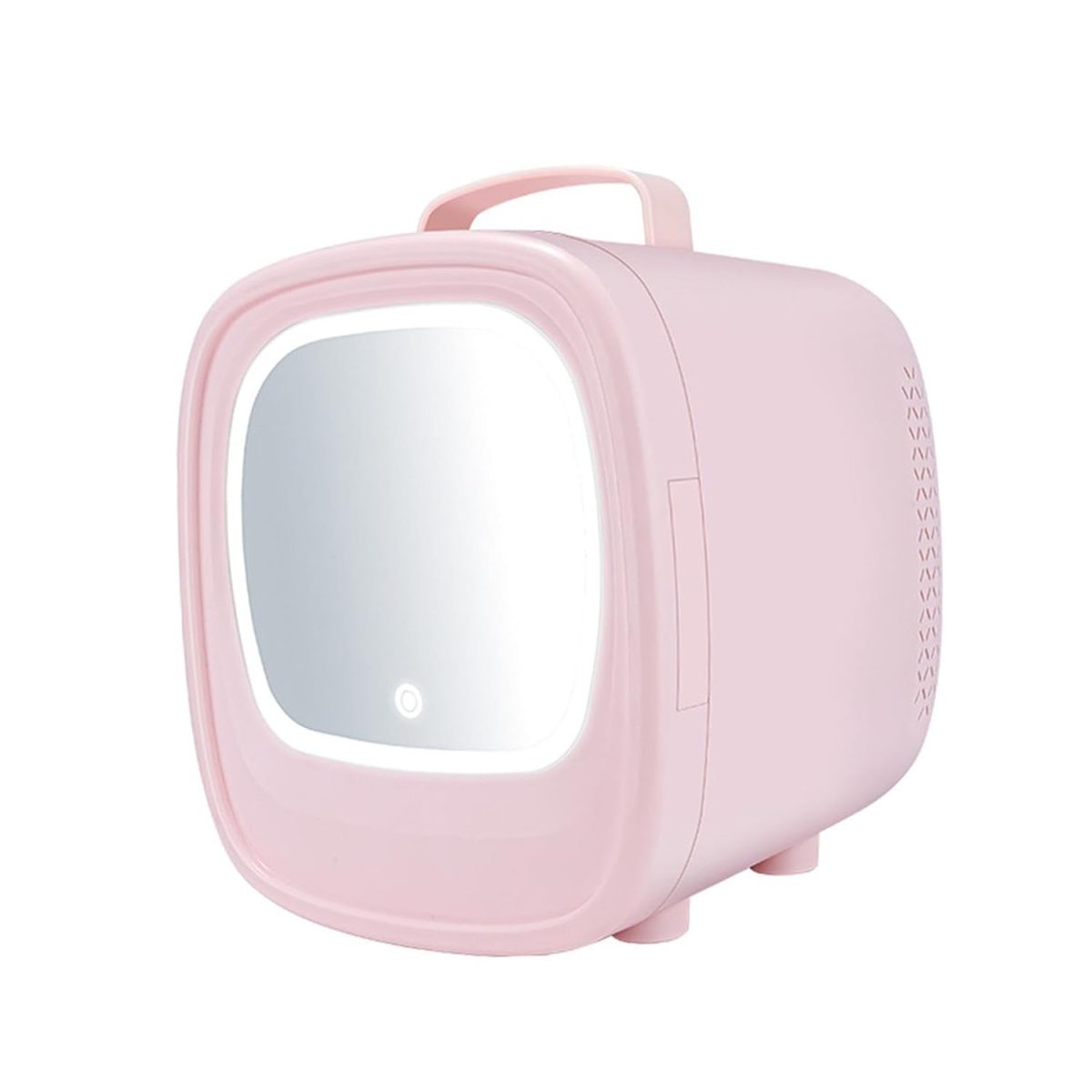 ARTISOUL® Skincare Fridge 6L with Led Makeup Mirror Mini Fridge for Food Skincare Pink Car Home Use | Major Appliances | Refrigerators & Freezers | Mini Fridges
