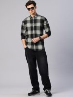 Majestic Man Stylish Slim Fit Cotton Spread Collar Checked Casual Shirt - Image 6