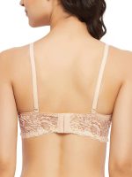 Clovia Women's Solid Padded Demi Cup Wire Free Balconette Bra- Turquoise - Image 4