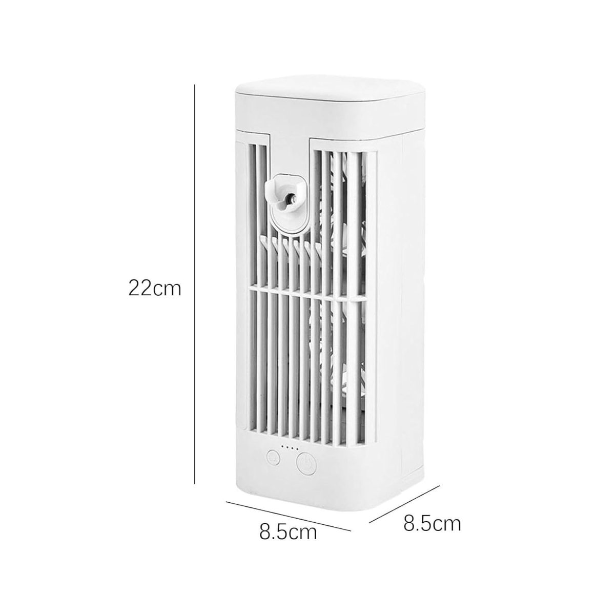 CLUB BOLLYWOOD® Portable Air Conditioner USB Evaporative Air Cooler Fan for Home & Garden | Home Improvement | Heating, Cooling & Air | 1 Mini Air Conditioning Fan | 1 Manual | 1 USB Cable - Image 2
