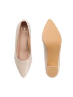 Carlton London Women Stylish Slipon Pump Shoes with Block Heels, Pointed Toe for Party and Formal Occasions - Image 6