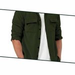 COMBRAIDED Corduroy Men's Full Sleeve Casual Striped Shirt - Comfort Fit, Ideal Stylish and Versatile Clothing - Image 2