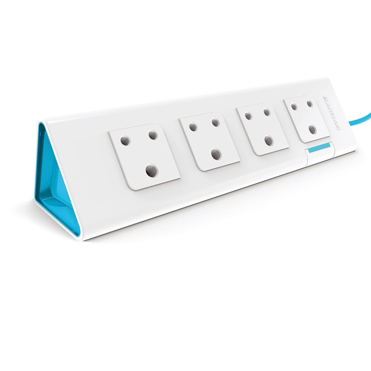 Anchor by Panasonic 4 Way Extension Board Socket with Single Switch | 4 Way Socket with 1.5 Mtr Extension Cord | Multi Plug Socket for Home Wall, Office (22061) - Image 2