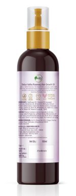 DABUR Vatika Rosemary Hair Growth Oil With Hibiscus & Coconut Oil - 100Ml | Stimulates Hair Growth And Thickness | Reduces Hair Fall | Co-Created With Dermatologist | No Mineral Oil |Animal Test Free - Image 7