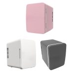 ATORSE® 4L Mini Fridge Multiuse Cosmetics Fridge for Desktop Living Room Small Place White - Image 2