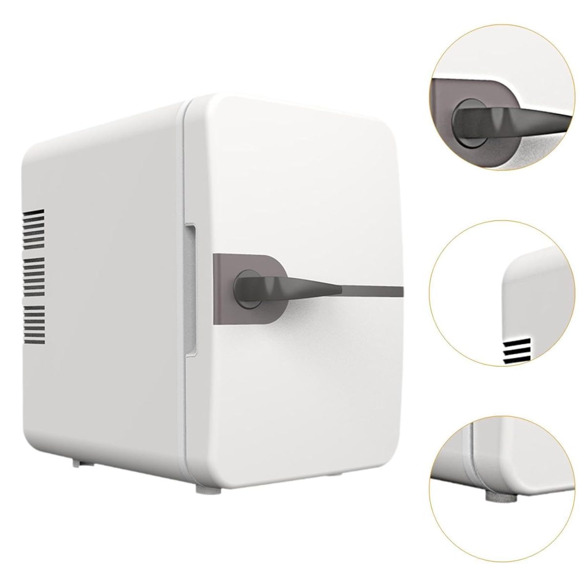 ARTISOUL® Mini Fridge 6L/8 Can Small Refrigerator Compact Refrigerator for Office Car White | Major Appliances | Refrigerators & Freezers | Mini Fridges - Image 7
