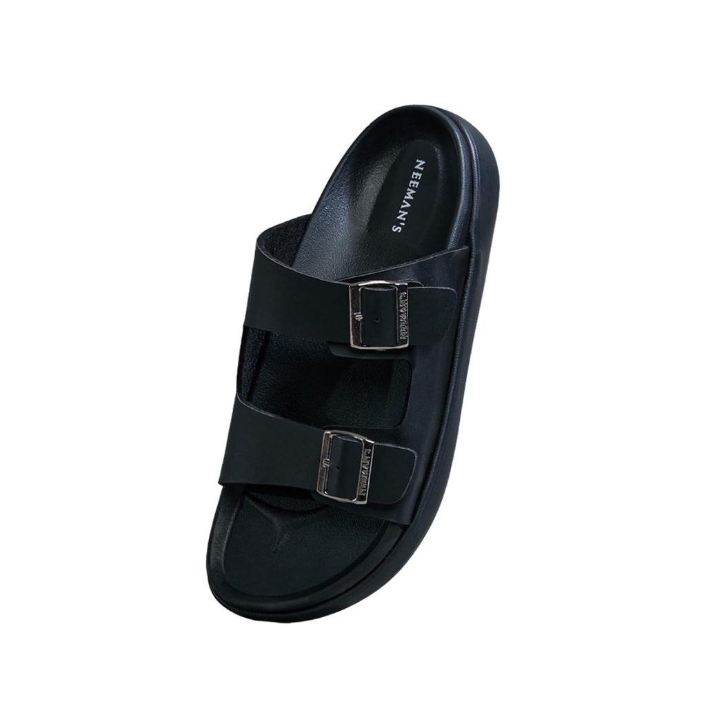 Neeman's PureWhoosh Flow Sandals for Men | Double-Buckle Comfort | Lightweight, Flexible & Stylish Everyday Wear