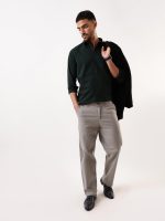 Dennis Lingo Men Solid Spread Collar Full Sleeves Regular Fit Cotton Casual Shirt - Image 6