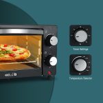 iBELL WAVE10 OTG Oven, 10 Litre, Compact Size, 1200W, Oven, Toaster, Griller, Precise Temperature & Timer Control (Black) - Image 4