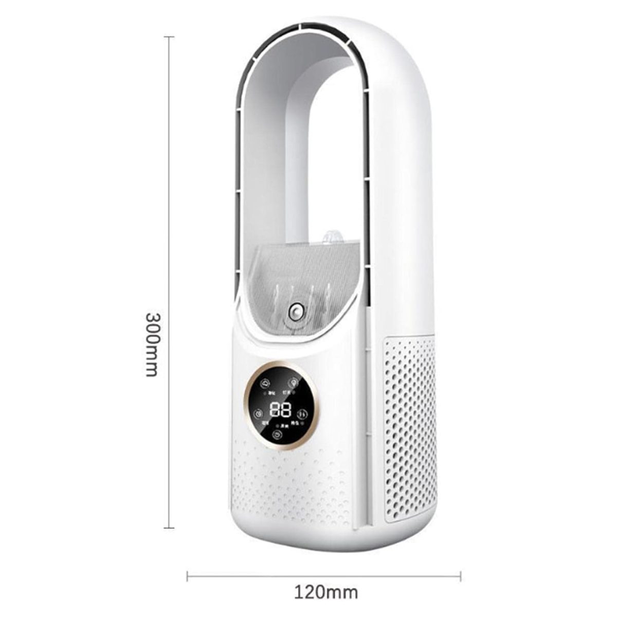 CLUB BOLLYWOOD Quiet Portable Air Conditioner For Car & Home Office Desktop Bedroom - Desktop Portable Fans - Image 2