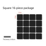 Fapiwen Non Slip Furniture Pads, Fapiwen Chair Leg Pads, 16pcs Self Adhesive Furniture Feet Grippers Pads Anti Scratches Reduce Noise Chair Pads for Hardwood Floors Protectors (Square) - Image 4
