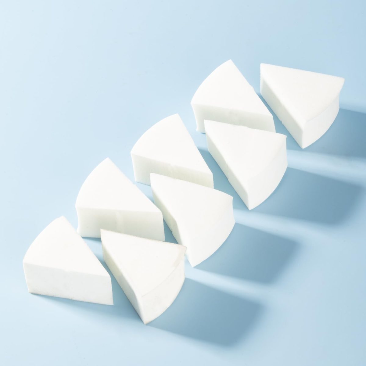 PAC Pressed Sponge (Triangle Pie) (White) (8 Pc) - Image 3