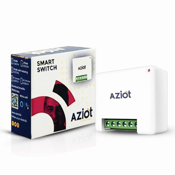 AZIOT 2 Node Smart Switch - WiFi/Bluetooth Communication - Made in India - Timer Function - Works with Google Home and Amazon Alexa… (2 Node)