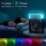 Drumstone (Feel the summer with 15 Years Warranty) Black Portable Air Conditioner Fan. Best this USB-powered mini AC combines a desk fan, and mini cooler with 3-speed modes_Devil 2.0_Multicolor - Image 2