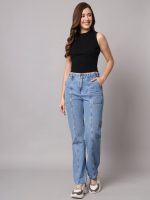 FUNDAY FASHION Women's Solid Ribbed Crop Tank Regular Fit Top For Women's - Image 5