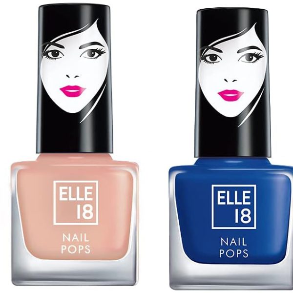 Elle 18 Nail Pops Nail Color 178 & Elle18 Nail Pops Nail Color 170 Glossy Finish, 15 Ml