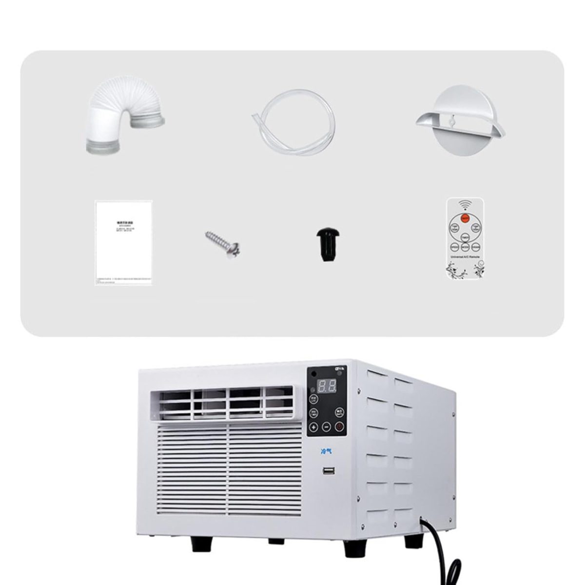 Enakshi® 1881 BTU Portable Air Conditioner Compressor Cooling Conditioner for Dorm RV|Home & Garden|Home & Garden|Home & Garden|1 Portable Air Conditioner (US Adapter) - Image 2