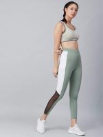 BLINKIN Women's Stretch Fit Mid Rise Stretchable Yoga Pants & Gym Pants Workout with Mesh Insert & Side Pockets (1869) - Image 7