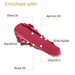 Earth Rhythm Serum Lipstick With Spf 15 - Gulabo (06), Cream | Dewy Finish, Chap Resistant, Nourishes Lips, Non Comedogenic | Infused With Apricot Oil, Rose Oil, Shea Butter 3.8 Gm - Image 3