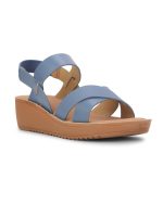 Bata womens Cammie E 24 Blue Sandal - 6 UK (6619056)