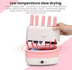 Azelf Upgraded Makeup Brushes Dryer, Electric Cosmetic Automatic Brush Drying Machine, No Harmful for Bristles with Thermo-Control, 12 Various Hole, Compatible with 98% Makeup Brush - Image 3