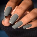 DeBelle Gel Nail Lacquer Slate Stone (Slate Grey) 8ml - Glossy finish Enriched with natural Seaweed Extract, cruelty Free, Toxic Free - Image 5