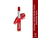 Glam21 Matte Pro Ink Non Transfer Lipstick | Long Lasting | Ultra Pigmented |06 Red Creame - Image 2