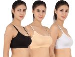 kamison INTERNATIONAL LINGERIE Women's Cotton Non-Padded Wire Free Sports Bra - Image 2