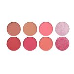 Makeup Revolution Ultra Blush Makeup Palette, Bronzer & Highlighter, Includes 8 Shades, Gluten free, Vegan & Cruelty Free, Sugar & Spice, 13g - Image 4