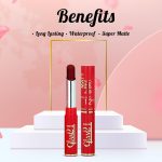 Glam21 Matte Pro Ink Non Transfer Lipstick | Long Lasting | Ultra Pigmented |06 Red Creame - Image 3