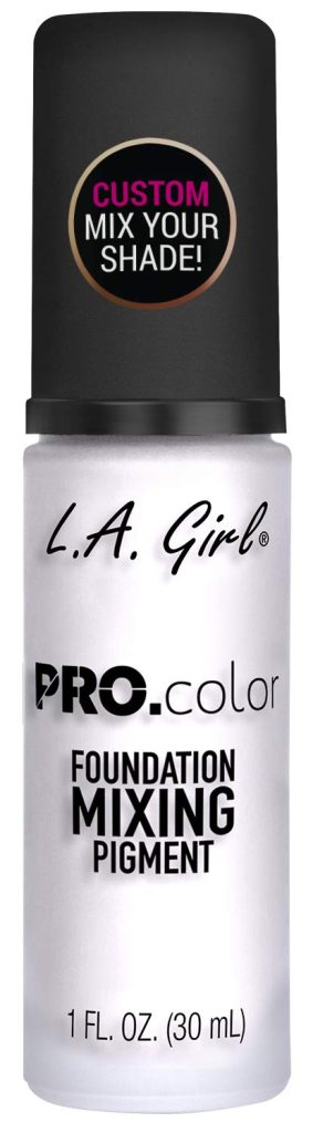 L.A.Girl Pro Color & Pro Matte Full Coverage Foundation-White|Customize Your Foundation|Shift Undertones Warmer & Cooler|Blue Mixing Pigment As A Translucent,Gel Formula|30 Ml For All Skin Types