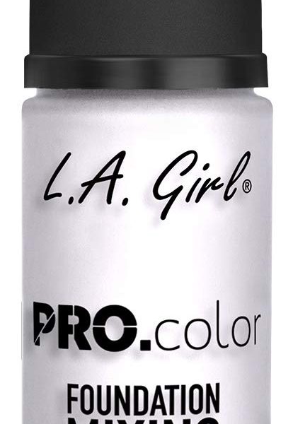 L.A.Girl Pro Color & Pro Matte Full Coverage Foundation-White|Customize Your Foundation|Shift Undertones Warmer & Cooler|Blue Mixing Pigment As A Translucent,Gel Formula|30 Ml For All Skin Types