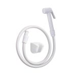BonKaso HF Classic ABS Health Faucet with high Pressure 1 metre PVC Tube and Hook(White) - Jet Spray for Toilet